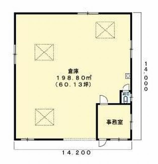 静岡県富士市江尾450-1　平面図