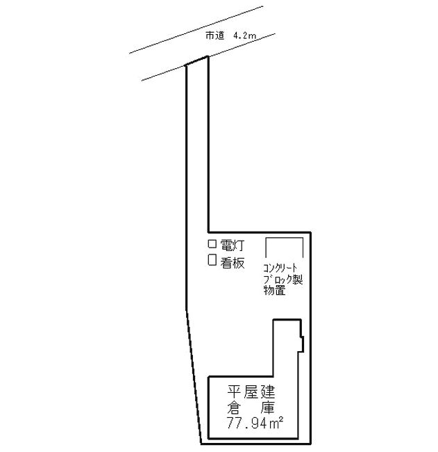 茨城県潮来市辻132-6　平面図