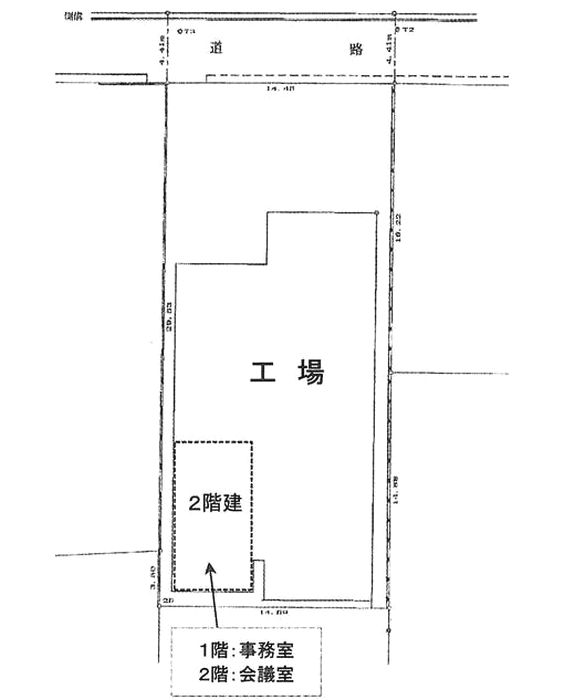 静岡県浜松市東区西ケ崎町402 平面図