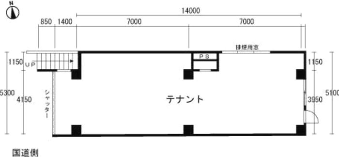 静岡県熱海市渚町3　平面図