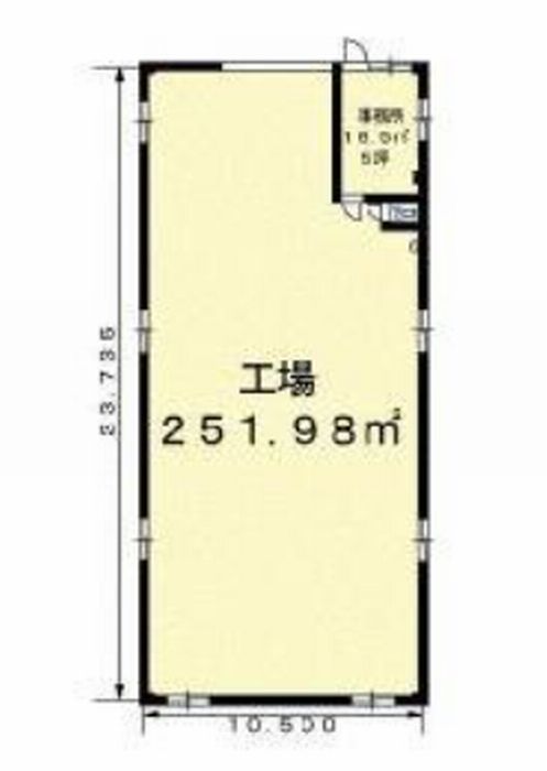 静岡県菊川市本所1495-2　平面図