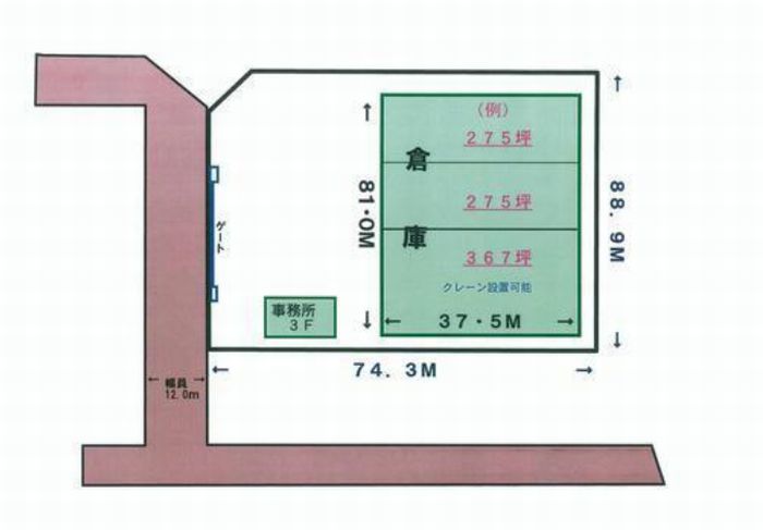 茨城県かすみがうら市上稲吉1980-13　平面図